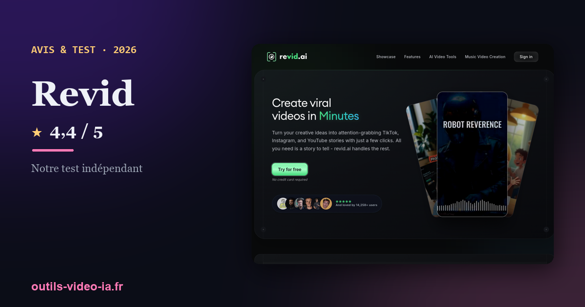 Revid — aperçu du site officiel