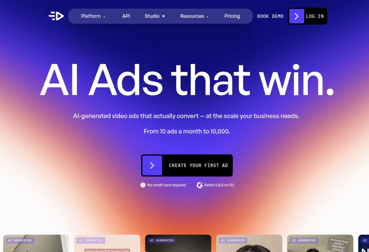 Creatify — pub UGC depuis une URL produit