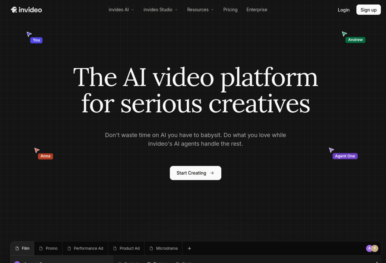 InVideo AI — génération de vidéos longues