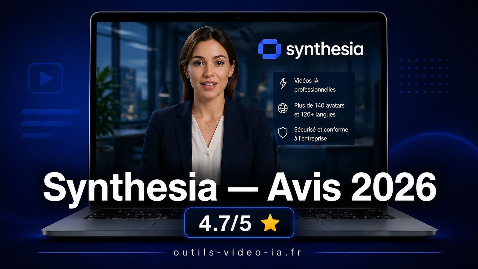 Synthesia — plateforme avatar IA de référence pour la formation entreprise
