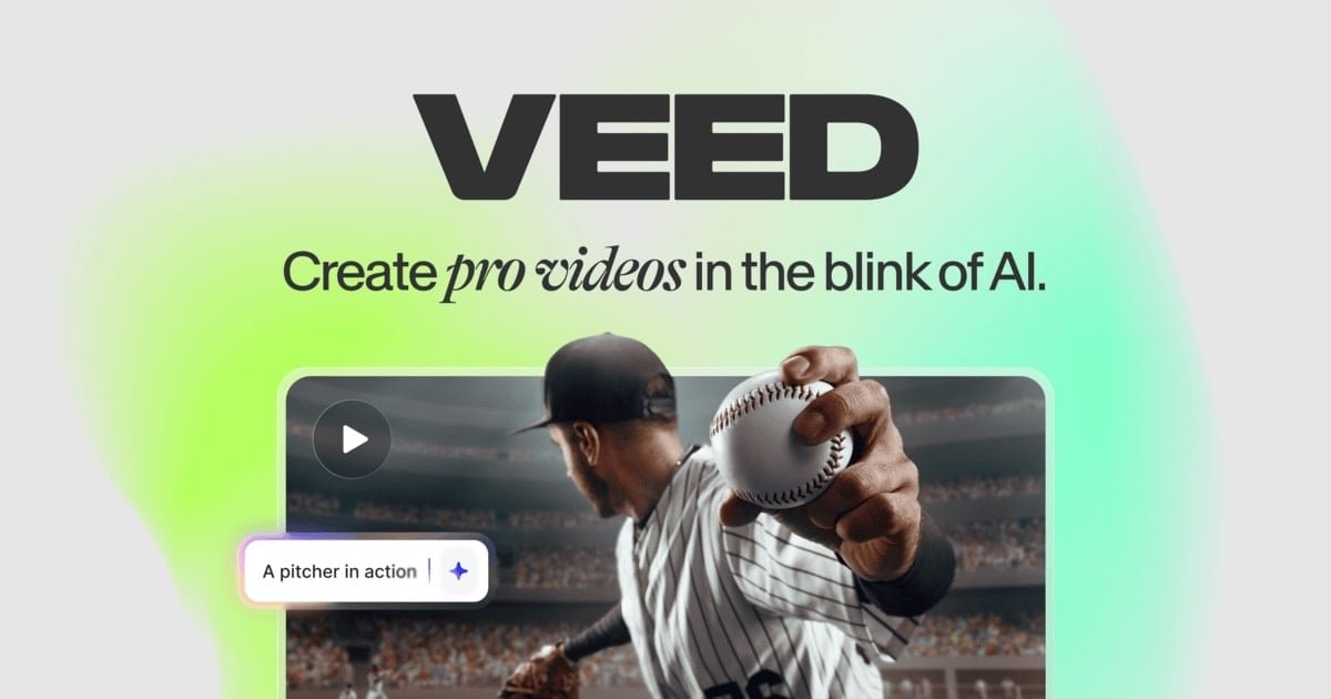 Page d'accueil officielle de VEED — plateforme de création vidéo IA